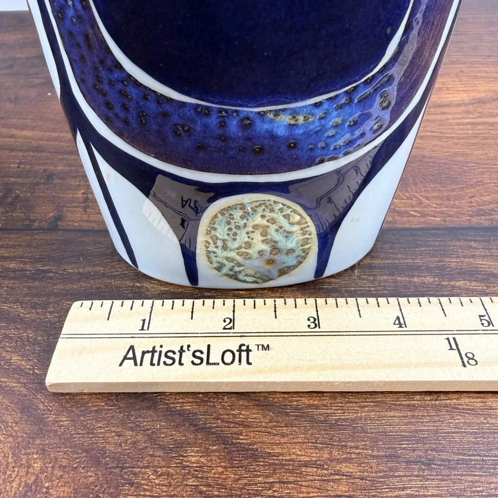 Royal Copenhagen Fajance Vase 450/3116 Inge-Lise Koefoed Danish Modern
